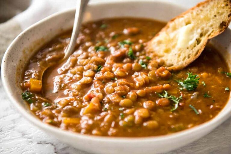 Sopa de Lentilhas Italiana receitas-simples-dieta-mediterrânica